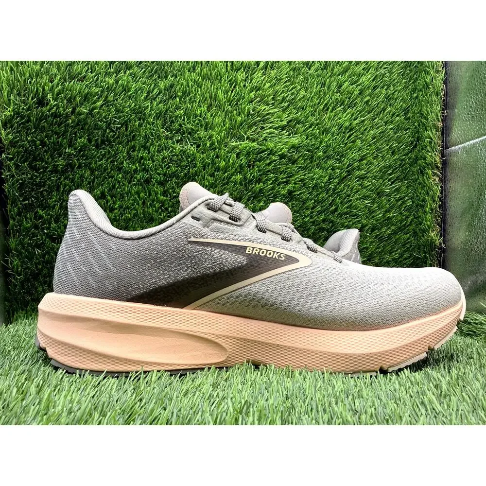 Brooks Launch 10 1203981B179 Athletic Sneaker Womens 10.5B Gray Knit Gym Jogging